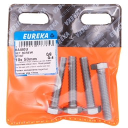 8AI80 - Set Screw & Nut ST/ST